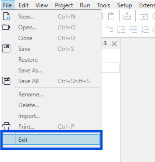 RC+ Exit